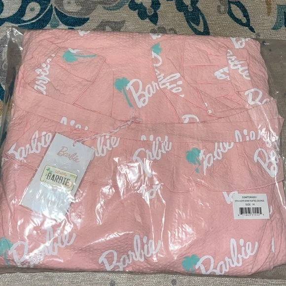 NIB Stitch Shoppe X Barbie™ Palm Tree Logo "Lizzy" Date Night Dress Size 1X - Picture 8 of 8